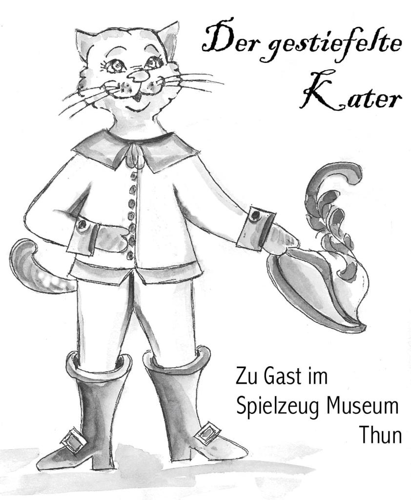 Der gestiefelte Kater zu Gast im Spielzeug Museum Thun | Katze & Du